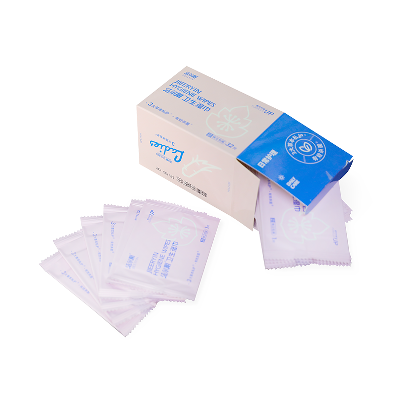 Khăn lau ướt vệ sinh phụ nữ thảo dược được bọc riêng lẻ